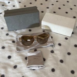 Dior Gold Beige Sunglasses